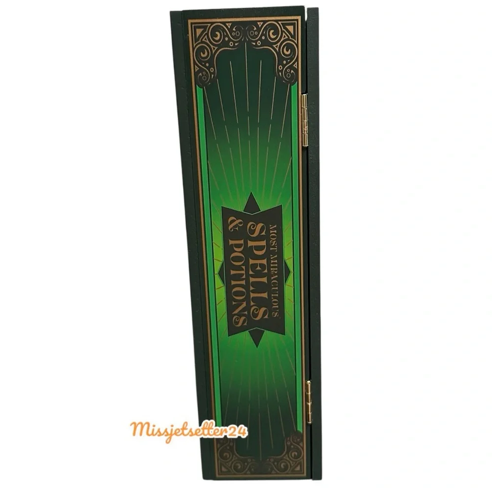 NWT Most Miraculous Spells and Potions Faux Book Target Halloween Witch Green